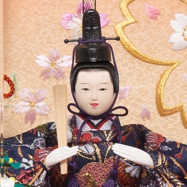 完売】福仙 親王ケース飾り「芽依」 4532365193050 ひな人形 雛人形