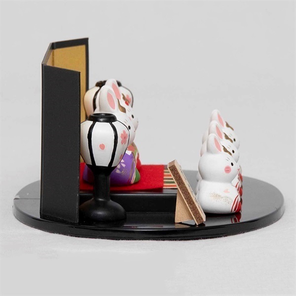 福仙 錦彩うさぎ平飾り雛 4532365202134 ひな人形 雛人形 | イオン