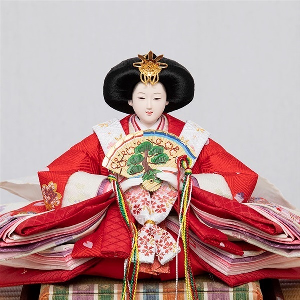 完売】福仙 親王収納飾り「絢爛」 4532365213093 ひな人形 雛人形