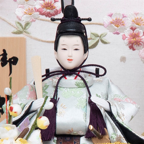福仙 親王ケース飾り「まどか」 4532365223122 ひな人形 雛人形 RKT