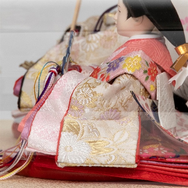 福仙 親王ケース飾り 「真白」 4532365233077 ひな人形 雛人形 RKT