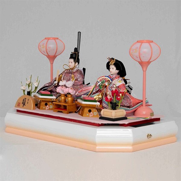 福仙 親王ケース飾り 「ひなた」 4532365243021 ひな人形 雛人形 RKT