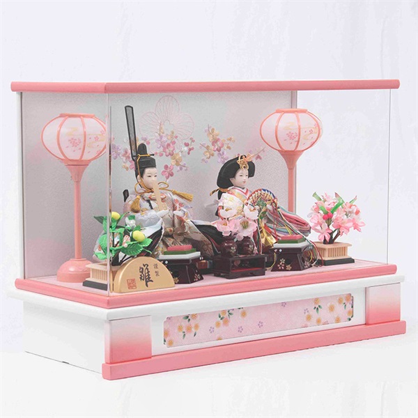 福仙 親王ケース飾り「ののか」 4532365243052 ひな人形 雛人形 RKT
