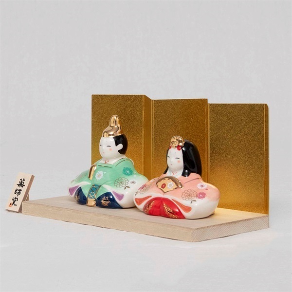 福仙 彩絵座雛(華小紋) 4532365252115 ひな人形 雛人形 | イオン
