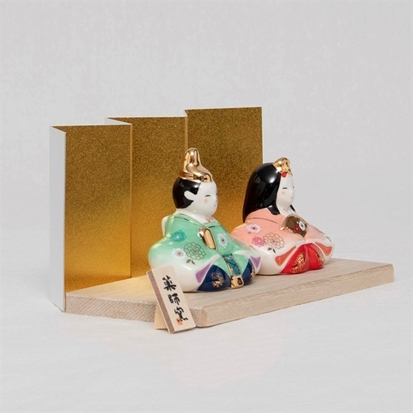 福仙 彩絵座雛(華小紋) 4532365252115 ひな人形 雛人形 | イオン