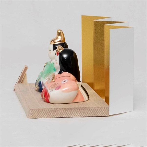 福仙 彩絵座雛(華小紋) 4532365252115 ひな人形 雛人形 | イオン