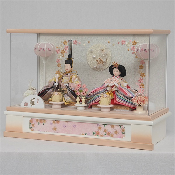 福仙 親王ケース飾り 「ここな」 4532365253051 ひな人形 雛人形 RKT