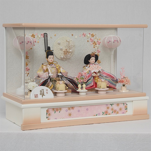 福仙 親王ケース飾り 「ここな」 4532365253051 ひな人形 雛人形 RKT
