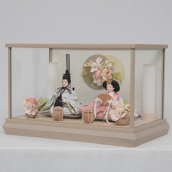 福仙 親王ケース飾り「茉那（まな）」 4532365253068 ひな人形 雛人形