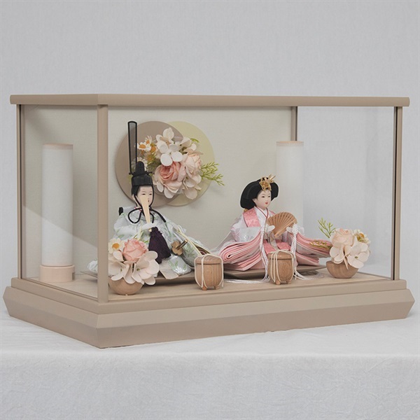 福仙 親王ケース飾り「茉那（まな）」 4532365253068 ひな人形 雛人形
