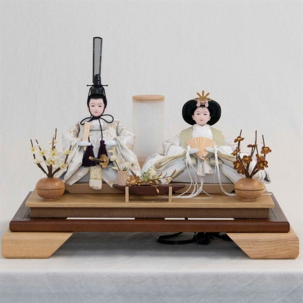 福仙　雛人形　親王ケース飾り 花澄 親王ケース飾り w53099 – 福仙