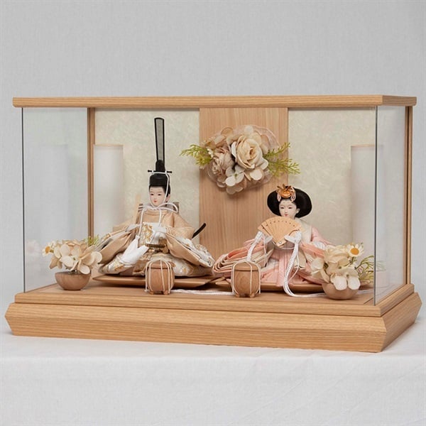 福仙 親王ケース飾り「花-hana-」 4532365253082 ひな人形 雛人形