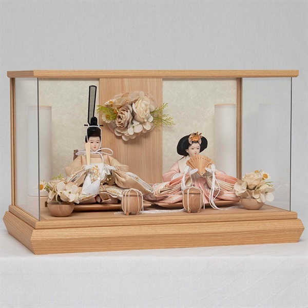 福仙 親王ケース飾り「花-hana-」 4532365253082 ひな人形 雛人形