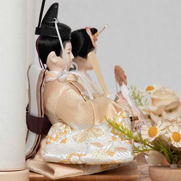 福仙 親王ケース飾り「花-hana-」 4532365253082 ひな人形 雛人形