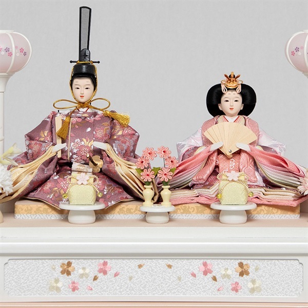 福仙 親王ケース飾り「ここは」 4532365263067 ひな人形 雛人形