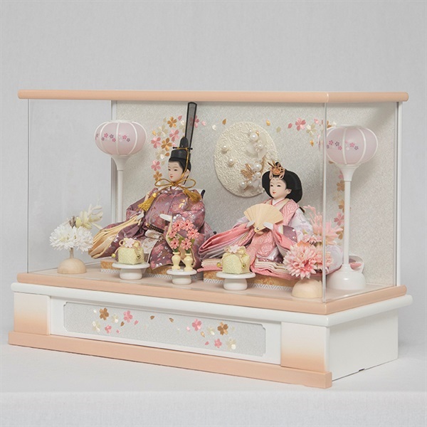 福仙 親王ケース飾り「ここは」 4532365263067 ひな人形 雛人形