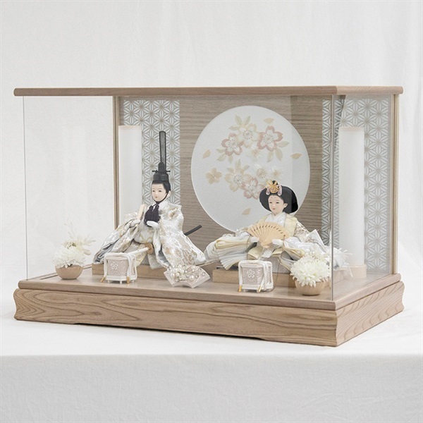 完売】福仙 親王ケース飾り「調（しらべ）」 4532365263111 ひな人形