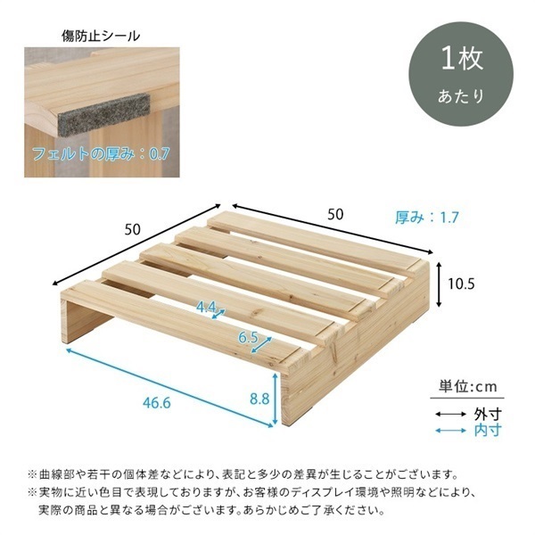 組み合わせ自由！ 天然木 すのこパレットベッド | イオンスタイル