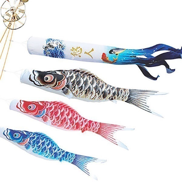 福仙 選べる吹流し銀河1.0mスタンド付セット（名前入） 五月人形