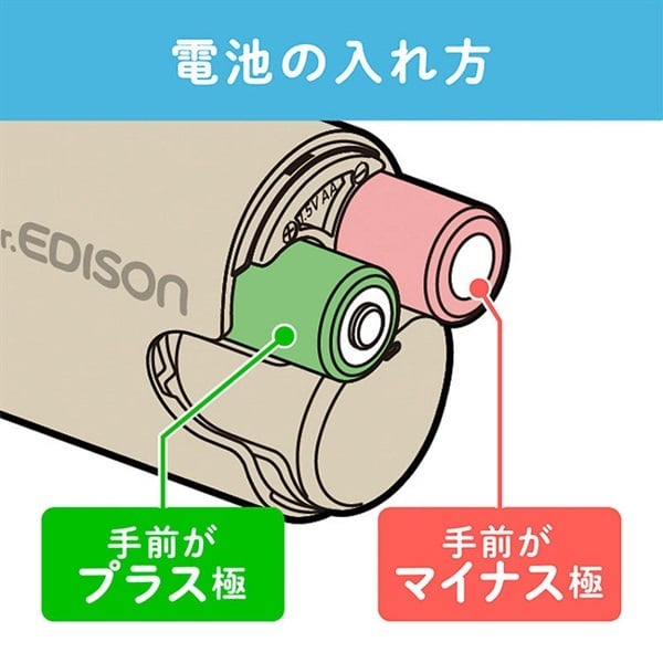 Dr.EDISON 電動 鼻水吸引器ハンディ アイボリー ベビー | イオン