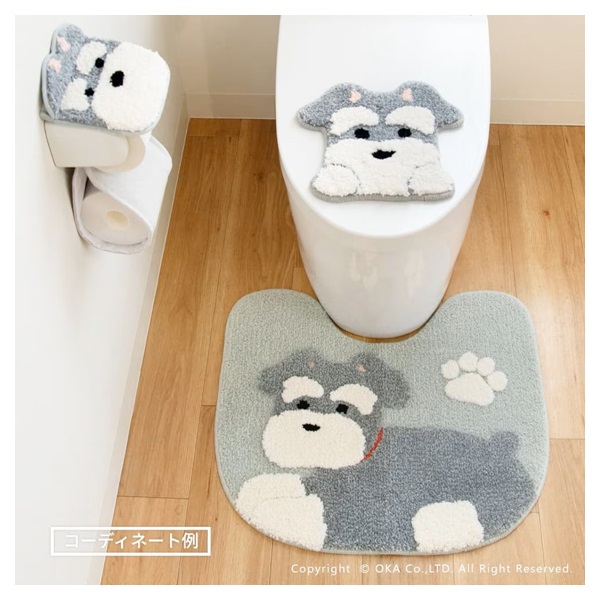 ファンディットアニマル トイレマット シュナウザー | イオンスタイル