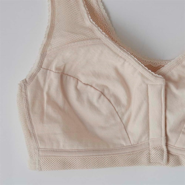 トップバリュ(TOPVALU) らくなブラジャー メッシュ前開き レディス