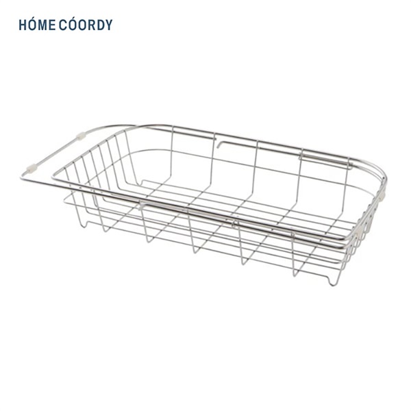 ホームコーディ ステンレス製 シンクスライド水切りバスケット