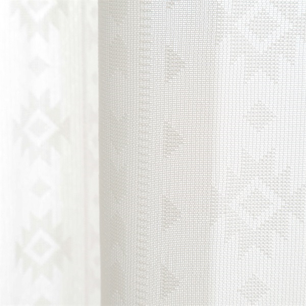 ホームコーディ 断熱・UV幾何柄 レースカーテン | イオンスタイル