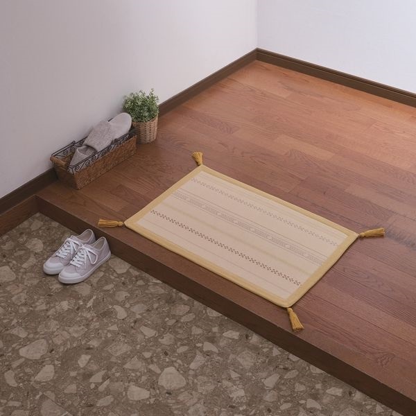 ヤドン インテリアマット 約125×154cm 玄関マット 83×125cm 室内[品番：KRFH0041978]｜livingut