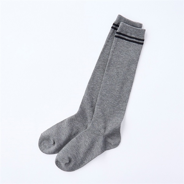 ハイソックス2足組 2本ライン トップバリュ キッズ19cm-24cm
