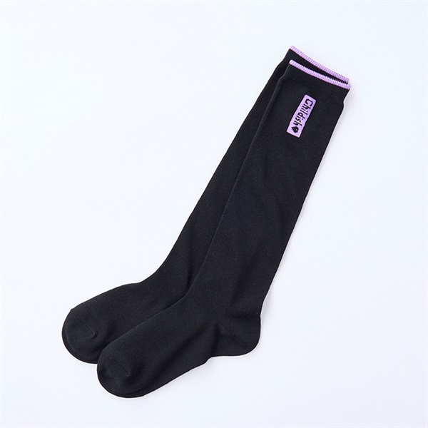 ハイソックス2足組 ボックスロゴ トップバリュ キッズ19cm-24cm