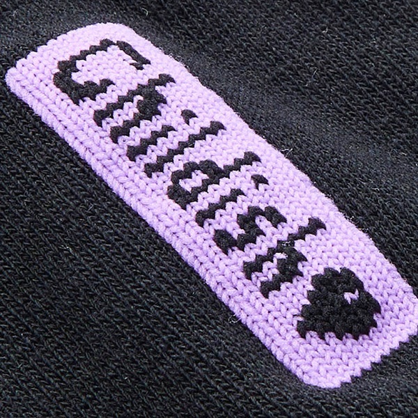 ハイソックス2足組 ボックスロゴ トップバリュ キッズ19cm-24cm