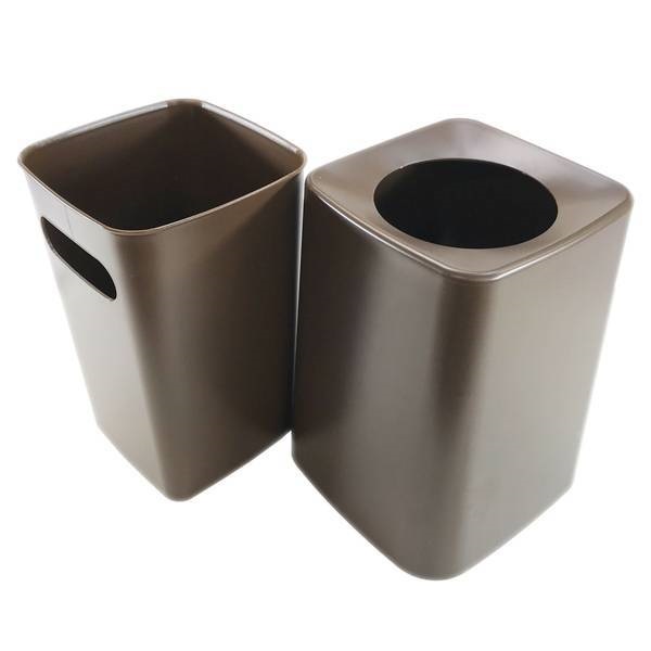 ホームコーディ 「中身が見えにくい」カバー付ダストボックス2L