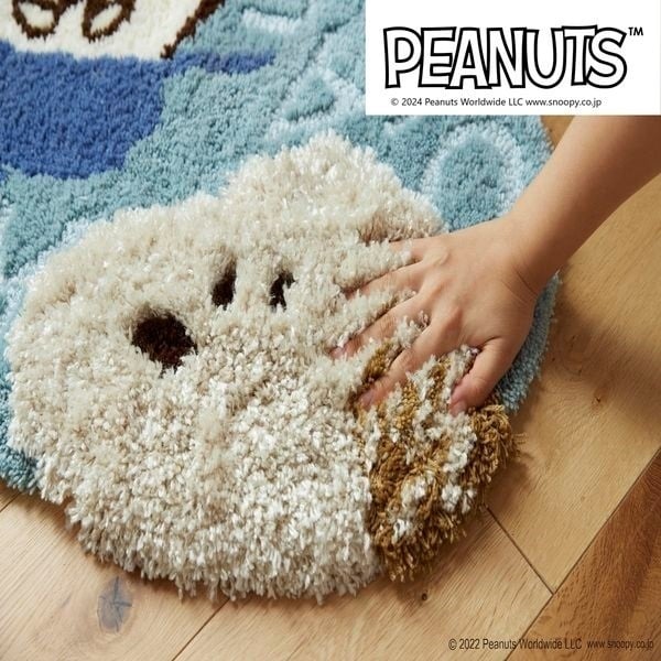 wind and sea × peanuts コラボラグマット WIND AND SEA - WIND AND SEA ウィンダンシー ×PEANUTS SNOOPY