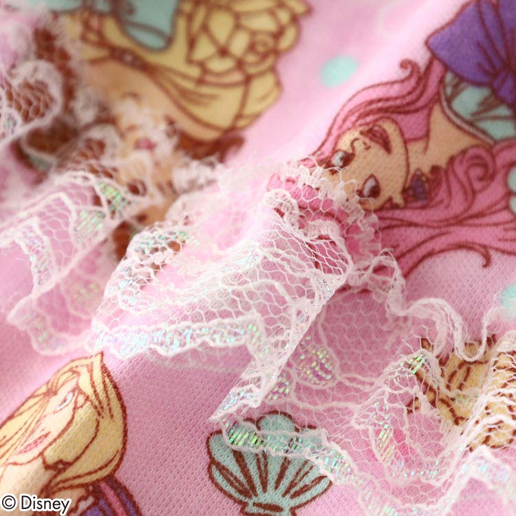 ディズニープリンセス刺繍スウェット ピンク ディズニープリンセス刺繍スウェット ピンク