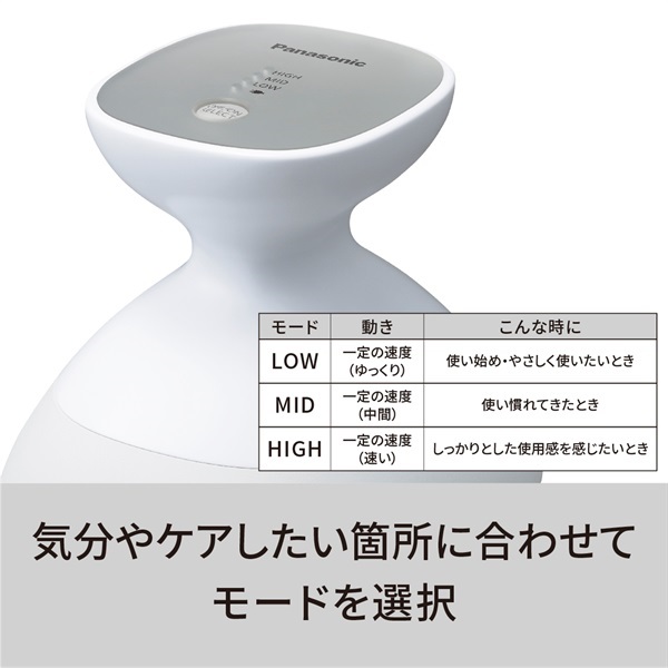 頭皮エステ スパイラル シルバー調 EHHE9JS Panasonic パナソニック