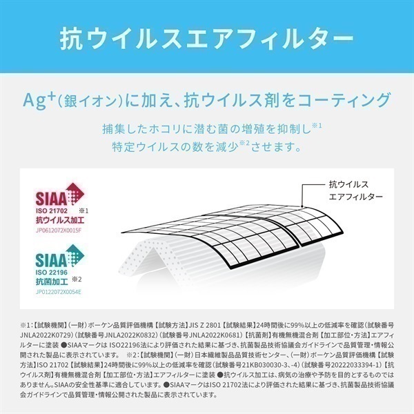 パナソニック ナノイーX（48兆）搭載、換気・加湿・エネ