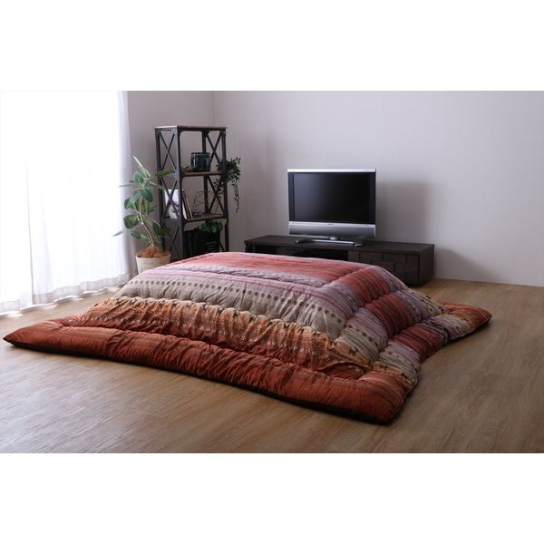⚠️単品購入不可⚠️新品✳︎ホームコーディ✳︎丸形こたつ掛ふとん✳︎直径190cmおまけ付 円形こたつ台用 こたつ掛ふとん ラピアス | イオンスタイルオンライン