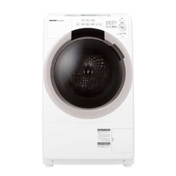 シャープ ドラム式洗濯機　乾燥　2020 新生活　一人暮らし　ES-S7E-WL Amazon | シャープ ドラム式 洗濯乾燥機 ヒーターセンサー乾燥