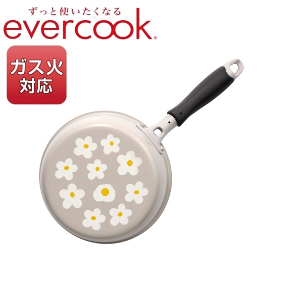 evercook エバークック ガス火フライパン 花柄 | イオンスタイル