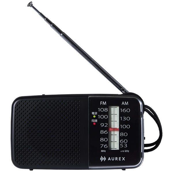東芝 ワイドFM/AMラジオ LEDライト搭載 AX-HR20(K) | イオンスタイル