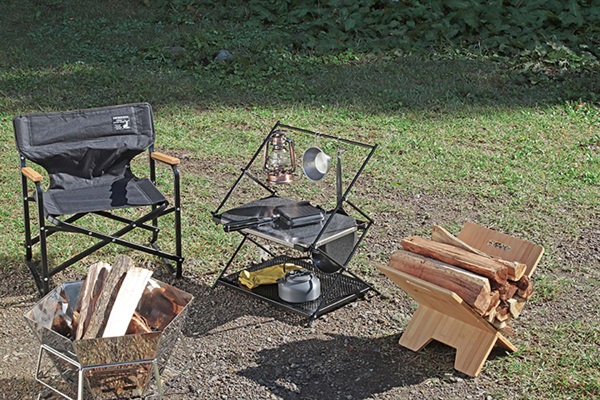 ステンレス ハンギングテーブル＜2段＞ キャプテンスタッグ | イオン