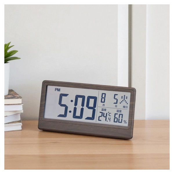アデッソ 温度湿度表示付き電波時計 | イオンスタイルオンライン 衣料