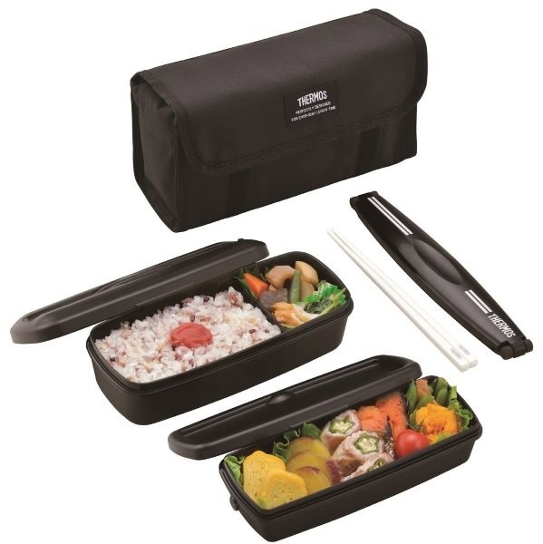 サーモス フレッシュランチボックス DJB-906W ディープブラック