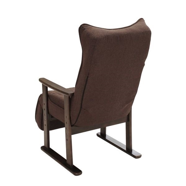 癒し足りてますか？ 高級座椅子、高級チェア ずっと寛げるレバー式リクライニング 高座椅子 (グレー)の詳細