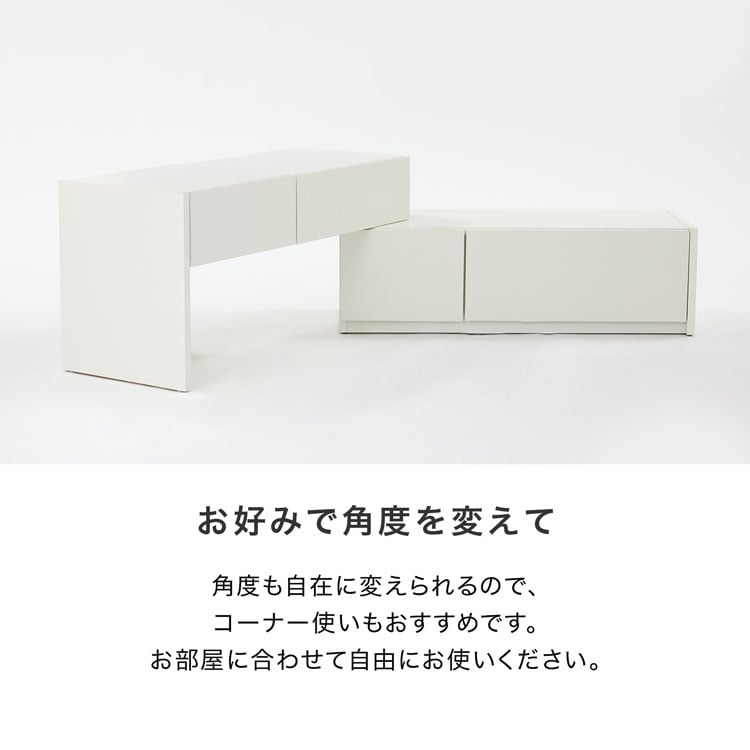 テレビ台　ホワイト　120センチ　LOWYA LOWYA テレビ台 ローボード 120cm おしゃれ テレビボード