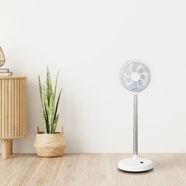 折りたためらる扇風機　PaTa FAN mini CFDC708WH DCリビングファン（折り畳み収納） PaTaFAN mini（パタファン