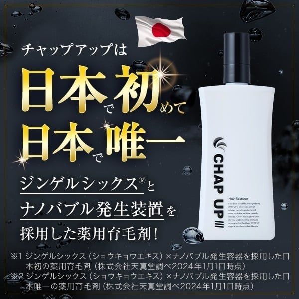 チャップアップ 薬用育毛ローション &シャンプー パウチセット
