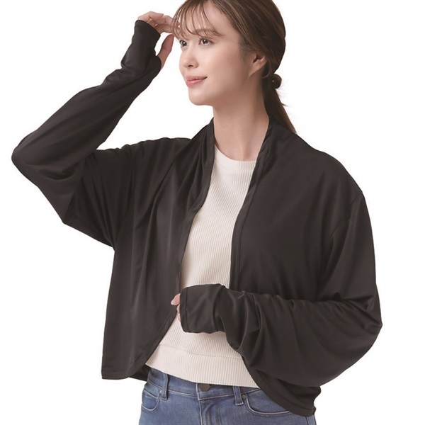 ☆新品未使用☆FORME 25SS UVカットボレロ ブラック 09.jpg