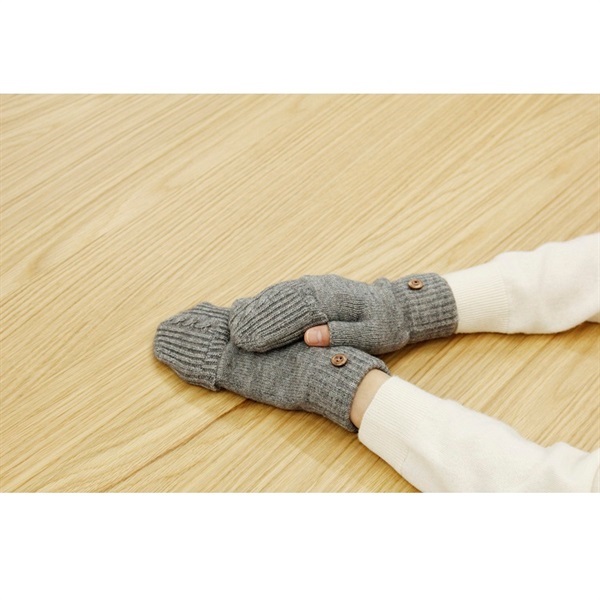 MAO　レベッカテイラー　UV 手袋三色セット 手袋 2wayニット手袋 5本指 ハンドウオーマー 1個 オーブ